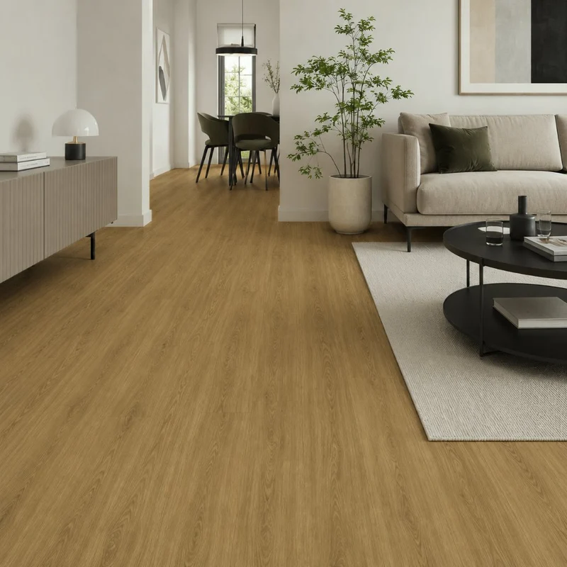 Klick Vinyl Eiche Premium Honey mit Trittschalldämmung
